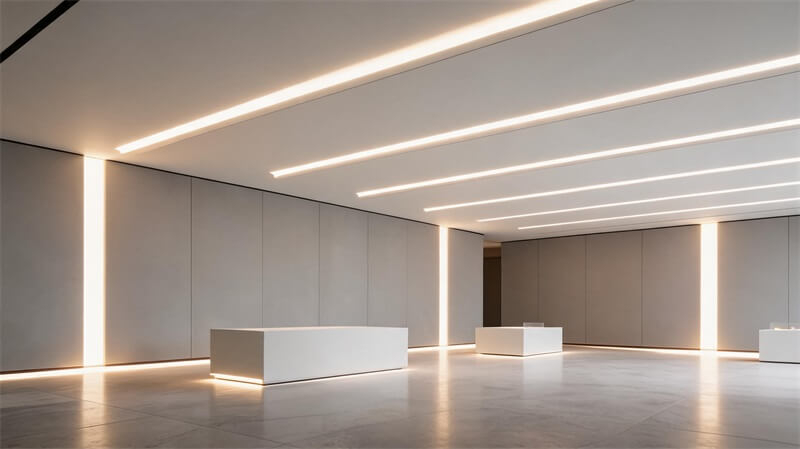 jimeng-2026-08-10-2639-现代商业空间线性照明案例,展示隐藏式LED灯带应用于墙面、展示区域和空间轮廓照明... jimeng-2026-08-10-2639-现代商业空间线性照明案例,展示隐藏式LED灯带应用于墙面、展示区域和空间轮廓照明...