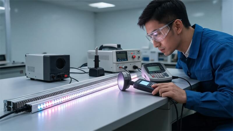 jimeng-2026-09-17-7091-8K超写实RGB LED灯带产品测试场景,专业照明实验室内一段RGB灯带安装在铝... jimeng-2026-09-17-7091-8K超写实RGB LED灯带产品测试场景,专业照明实验室内一段RGB灯带安装在铝...