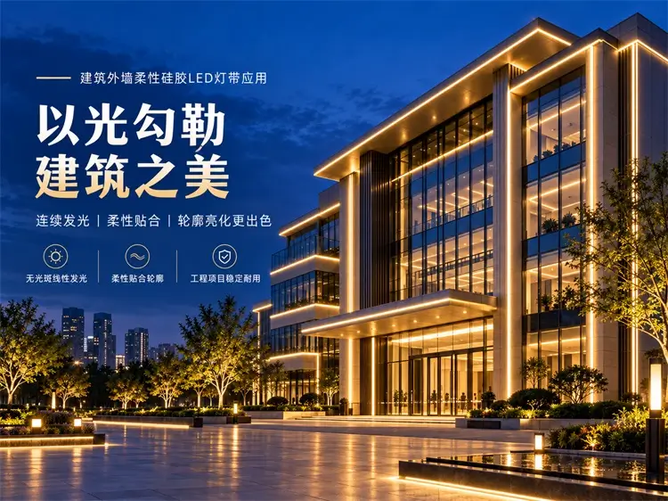 大楼外墙LED灯带应用