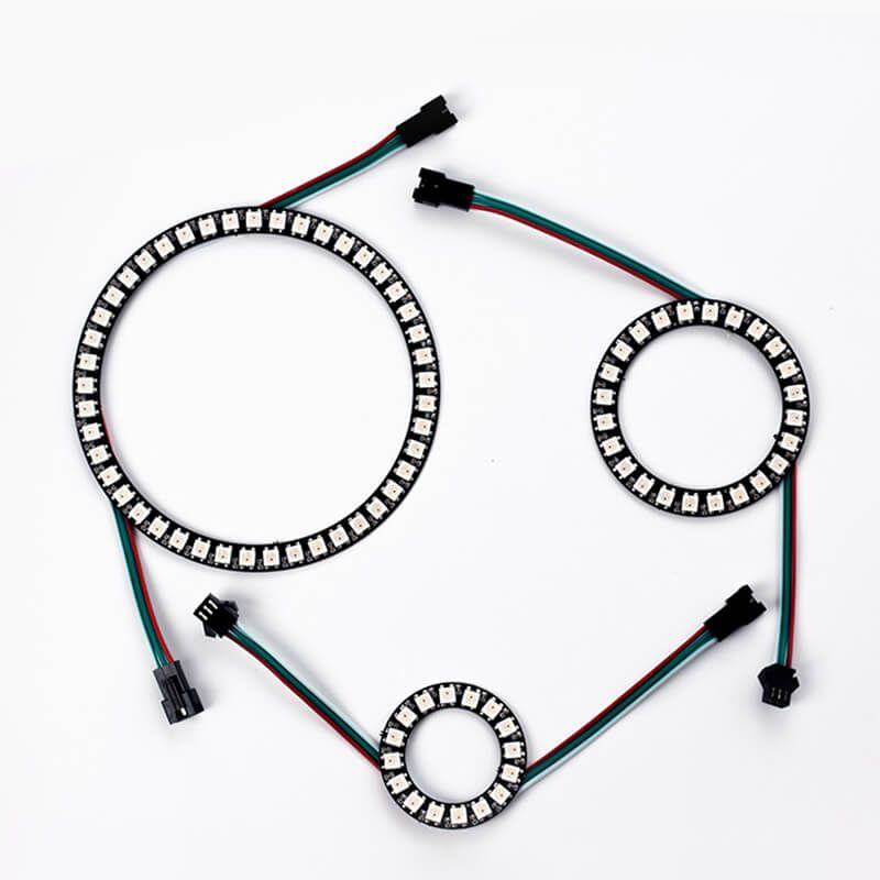 天使圆环RGB幻彩灯带|柔性光圈装饰灯|DC5V - 6