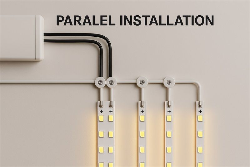 灯带怎么并联线路？专业布线方法与注意事项