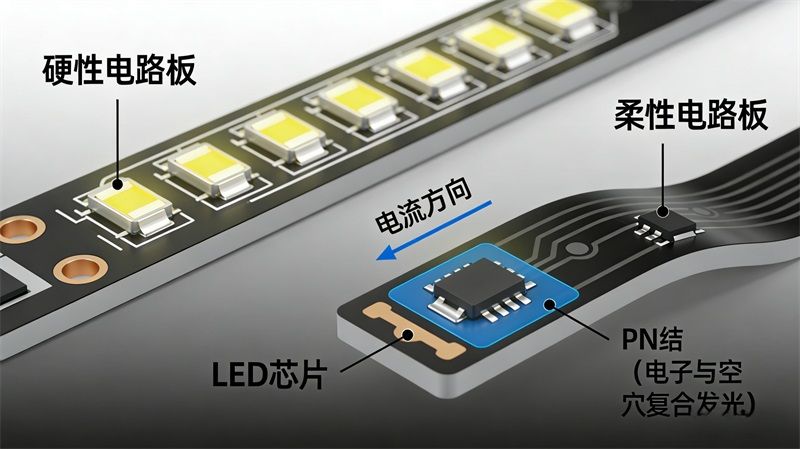 LED灯带的工作原理是什么？通电那一刻太治愈了