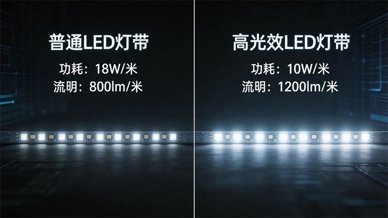 工程项目降本增效：长效光效灯带的节能方案