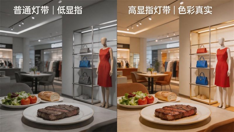 灯带显色指数Ra与R9差异解析