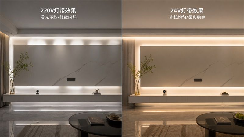 24V低压灯带安全吗？为什么不推荐220V	