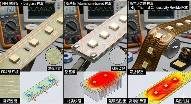 灯带PCB材料对散热的影响