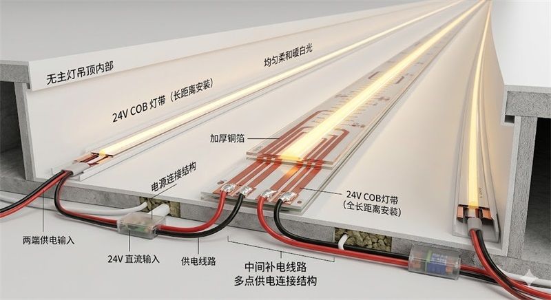LED供电设计解析：压降对灯带亮度的实际影响