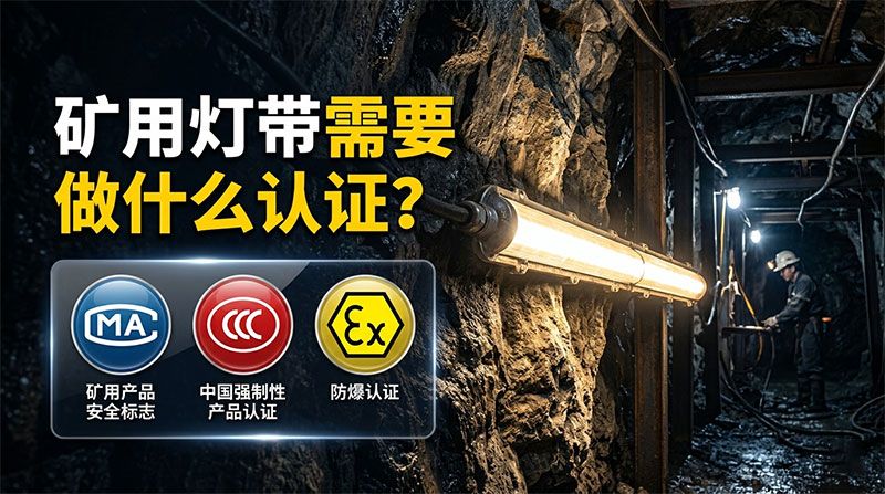 矿用灯带需要做什么认证？MA、防爆、IECEx、ATEX认证要求详解