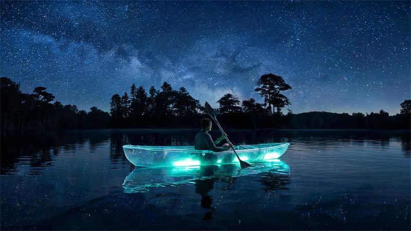 透明皮划艇灯光方案设计：LED灯带选型、安装方式与夜游照明解析